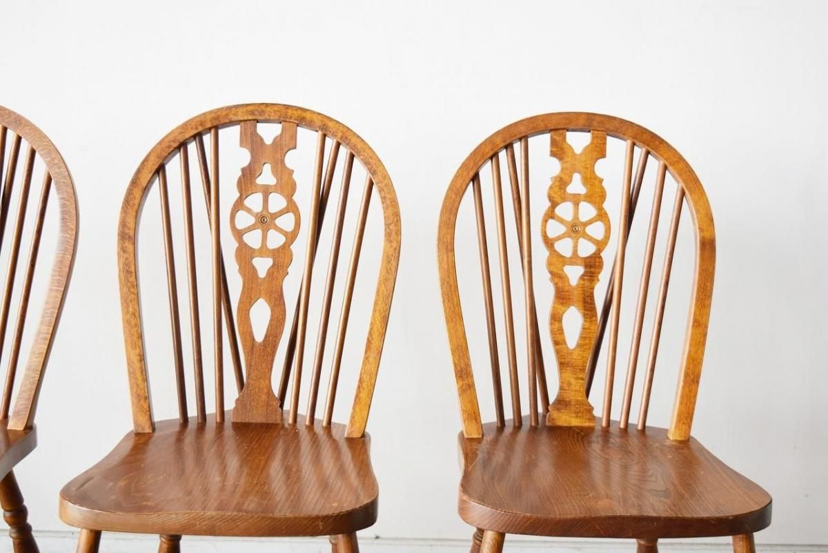 アンティーク ウィンザーチェア 4脚セット