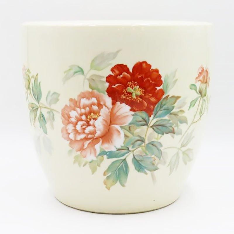 ヴィンテージ ノリタケ 火鉢 手焙り レトロクリーム色