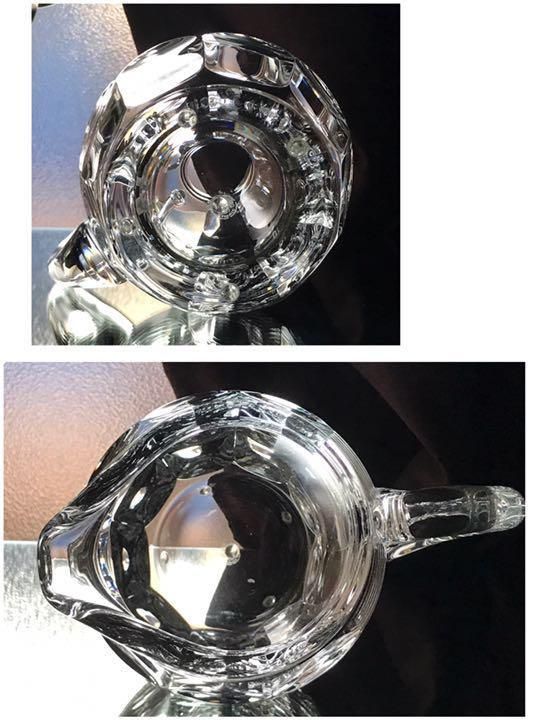 アンティークバカラ製重厚なクリスタル水差し1841年代作品