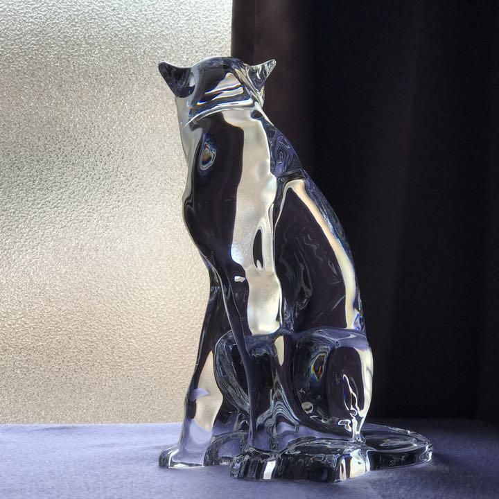 希少）Baccarat バカラ（大型） チーター ヒョウ フィギュリン 希少