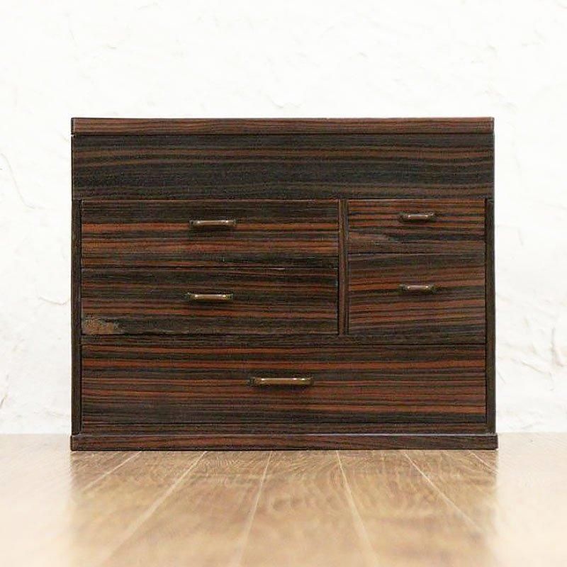 お針箱 お裁縫箱 大正昭和初期の木製アンティーク