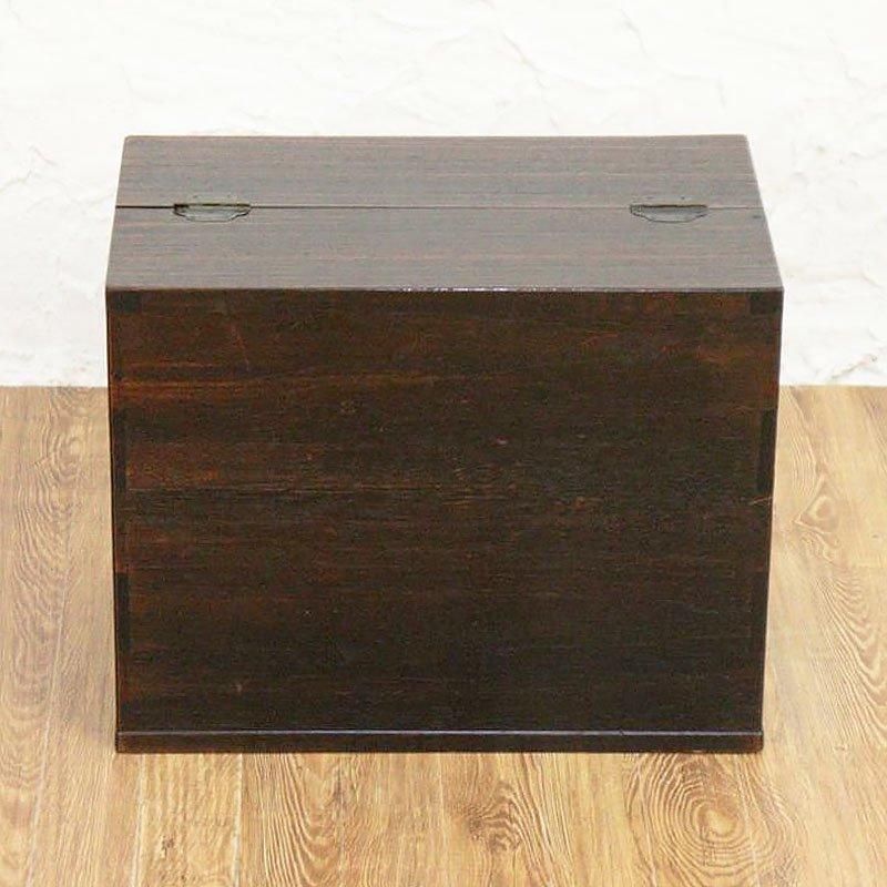 お針箱 お裁縫箱 大正昭和初期の木製アンティーク