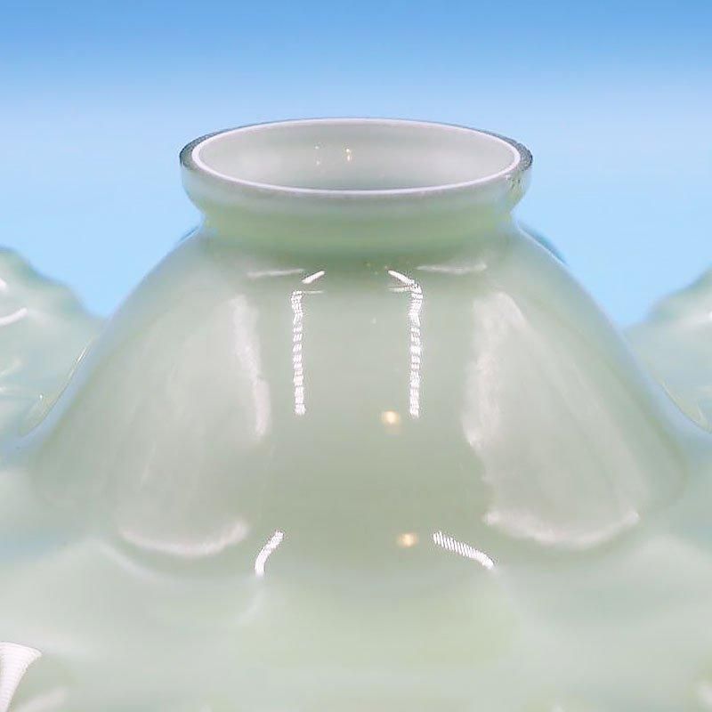 大正ガラス 特大電笠 35センチ アンティーク 大正ガラス 特大電笠 35