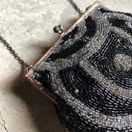 1920's Glass Beads Embroidery Mini Bag（1920年代 ガラスビーズ刺繍