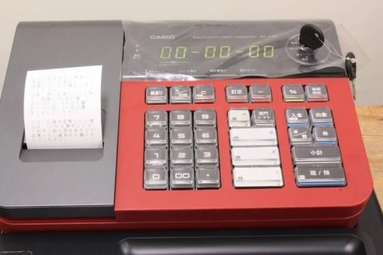 カシオレジスター110ER簡単便利特殊送料込560303