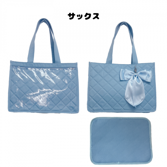 キルティングビッグリボンチャーム軽量バッグ | おしゃれな痛バッグ