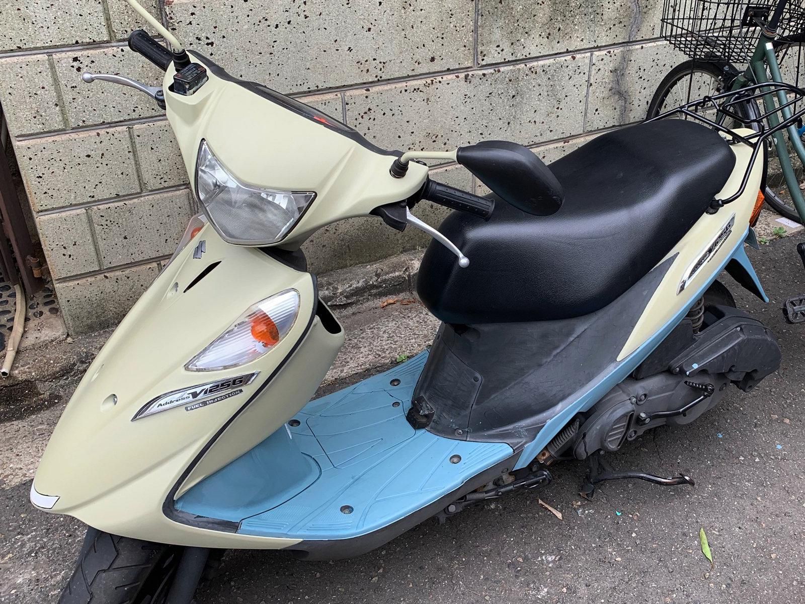 アドレスV125g規制前 アドレスV125Gの2008年12月8日のマイナーチェンジ