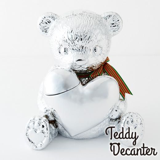 テディデキャンタ｜かわいいテディベアのお酒ボトル！ブランデー 500ml