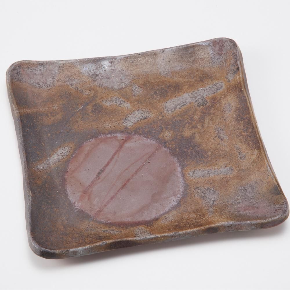 備前焼 角皿 | 日本古陶器 - 晴富オンラインストア | 高級ギフト