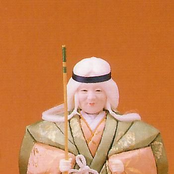 高砂人形 木目込 春日小金襴 頭作家：熊倉聖祥作