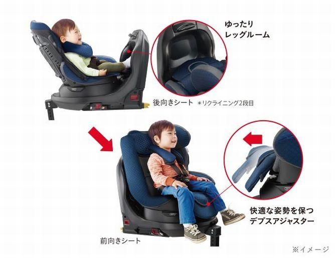 アップリカ フラディアグロウISOFIX360° ｾｰﾌﾃｨﾌﾟﾚﾐｱﾑAB グレーパール