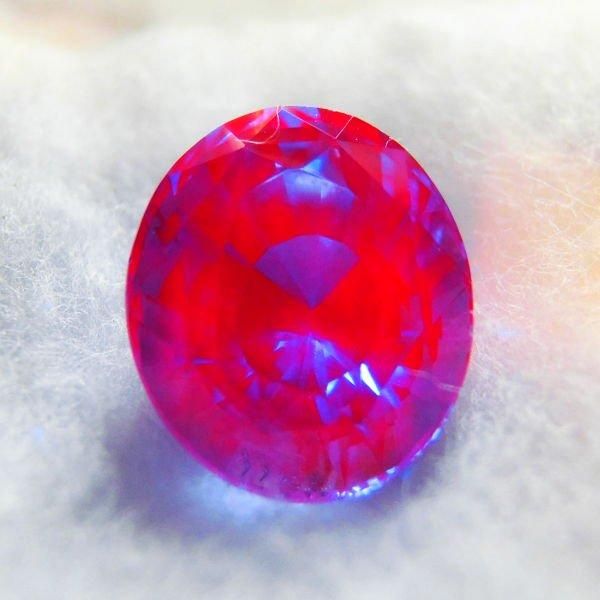 非加熱カラーチェンジバイオレットパープルサファイア SA 3.80ct GIA