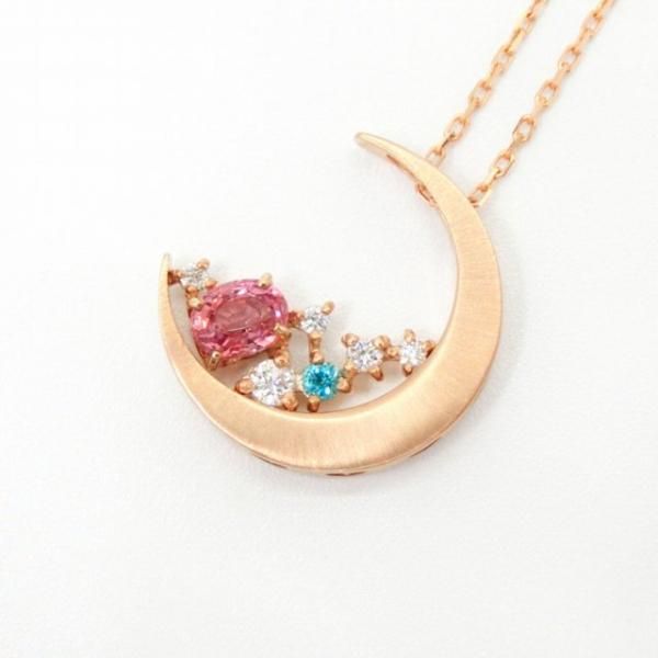 パパラチアサファイア パライバトルマリン ダイヤモンドネックレス PDS