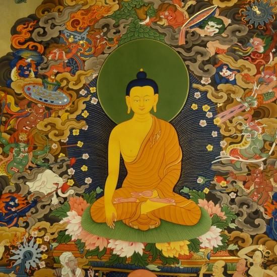仏画 タンカ 釈迦如来 仏像 仏教美術｜大阪の仏画販売｜多羅堂