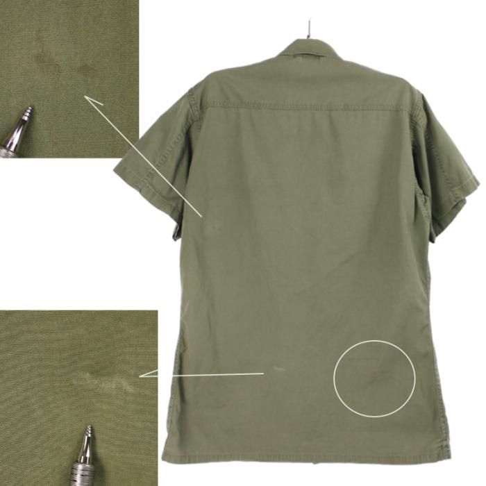 デッド級！米軍実物ジャングルファティーグ S-L 半袖 3rd ノンリップ
