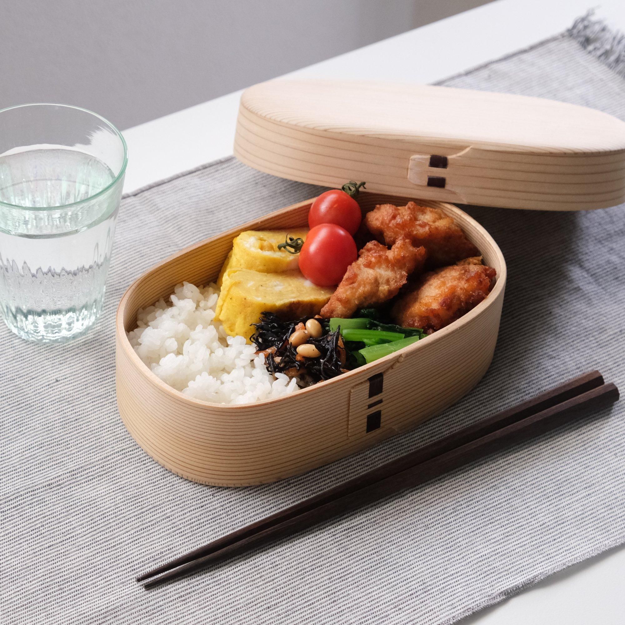 柴田慶信商店 曲げわっぱ 丸弁当箱 (4寸) - katakana - カタカナ（日本