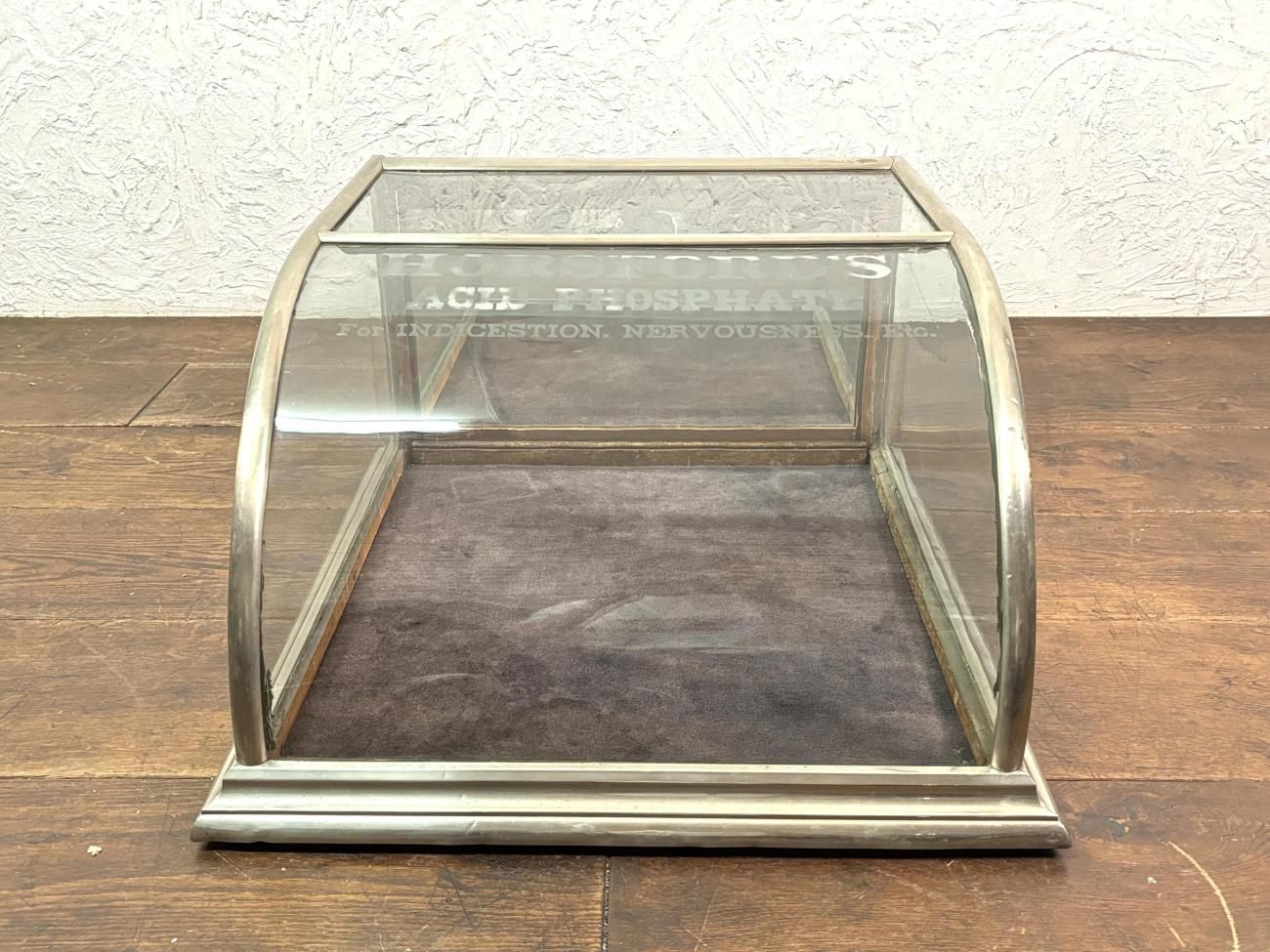 アンティーク ニッケルショーケース