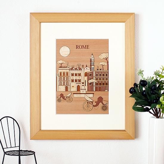 ギリシア旅行で買った絵画(額縁入り) ギリシア旅行で買った絵画(額縁