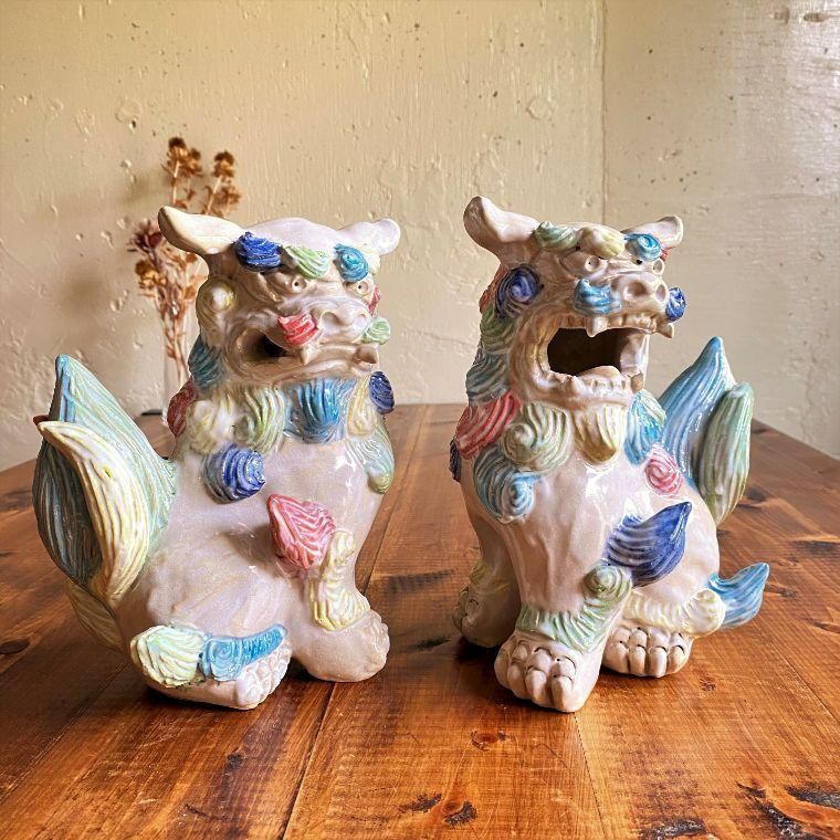 陶器製 沖縄シーサー 宮城光男 陶器製 沖縄シーサー 宮城光男 Miyagi