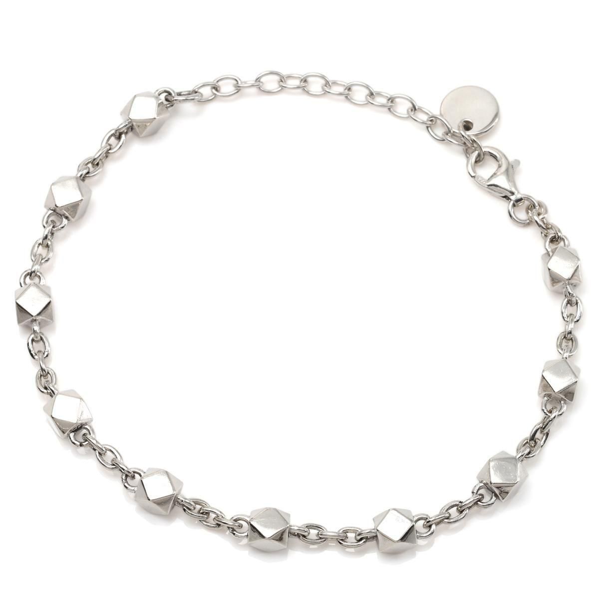 シルバー アズキブレスレット 幅4.5mm 16cm-20cm A1E610 - AVALANCHE