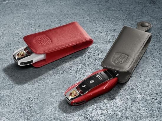 ポルシェ 純正 正規品 レザーキーケース レザーキーポーチ