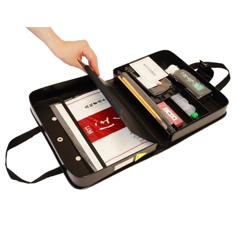 書道セット504S 黒 呉竹 - 書道用品、墨、墨液、紙、筆を卸価格でご