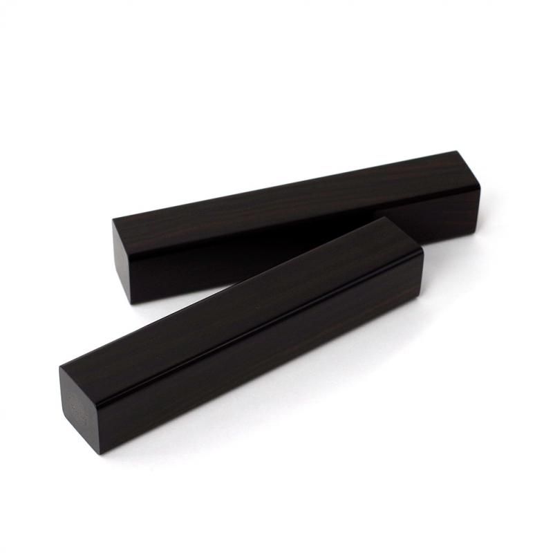 文鎮 黒檀 二本組 丸面 - 書道用品、墨、墨液、紙、筆を卸価格でご提供