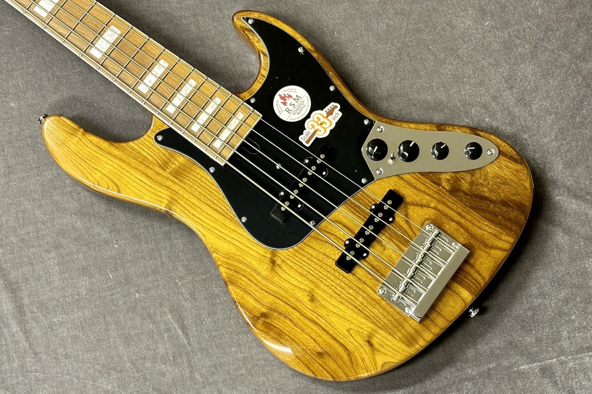 Bacchus WOODLINE WL-501 / 5弦エレキベース（イエロー） Bacchus