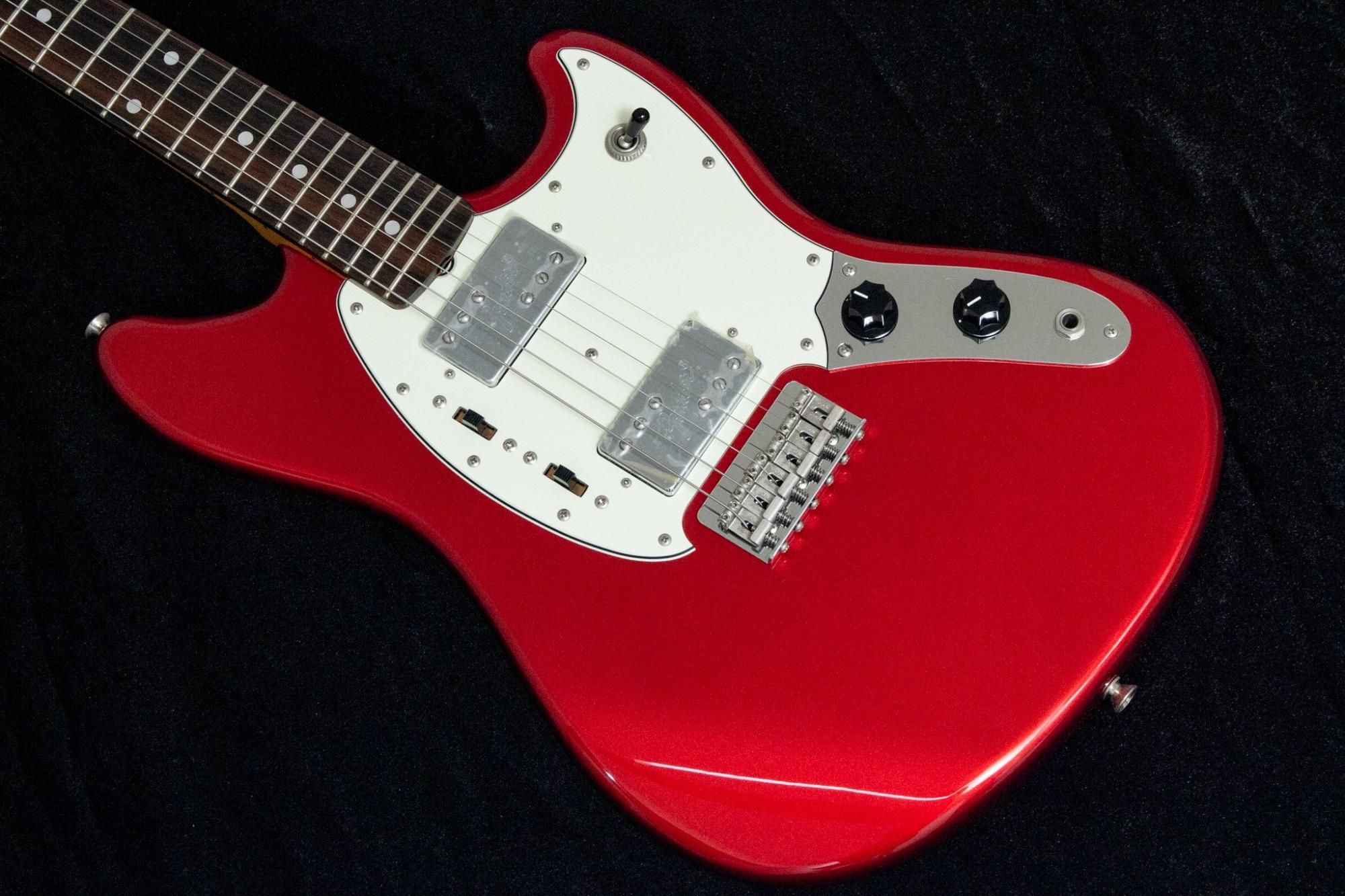 Fender Mustang 赤 セイモア・ダンカン シングルハム Fender Mustang