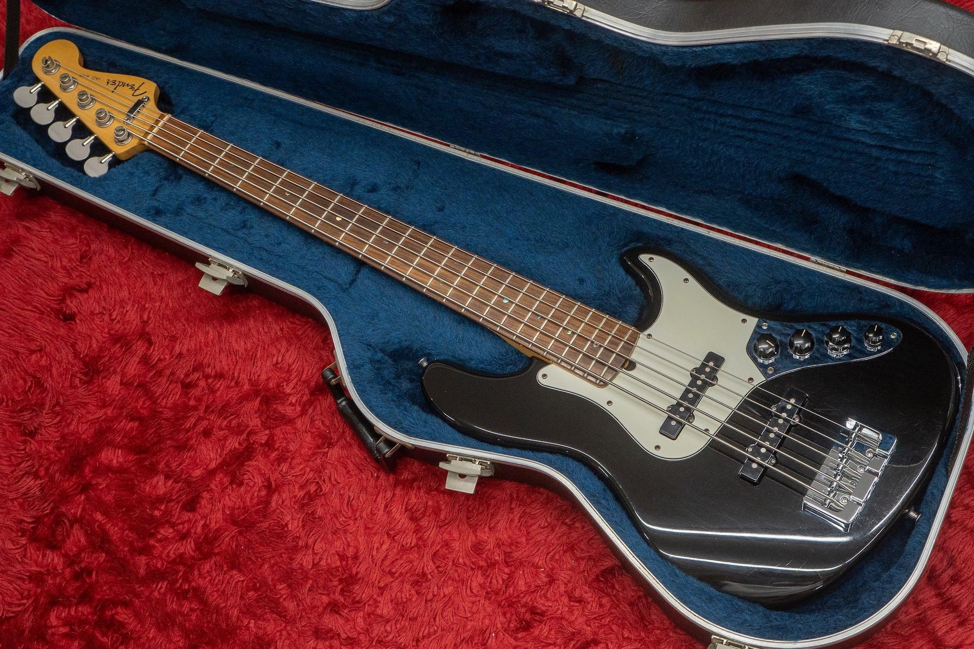 used】Fender / American Deluxe Jazz Bass V BLK 1999 4.440kg