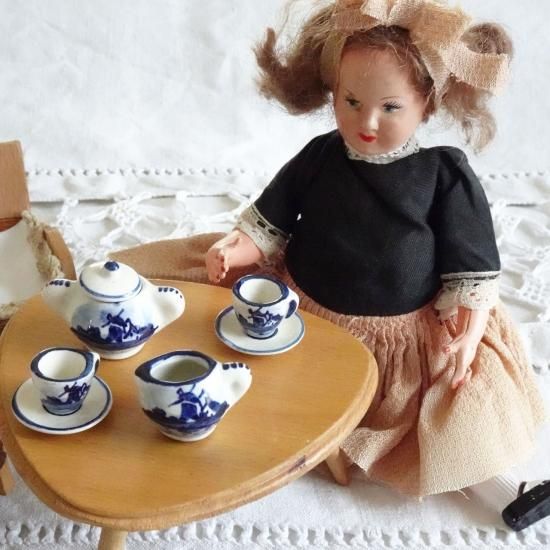 フランスアンティーク ドールサイズのチェア＆テーブル