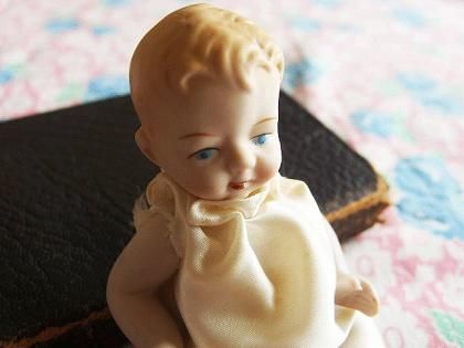 ビスクドール JAPAN 16㎝のベビー 大正 昭和初期 貴重 サクラビスク