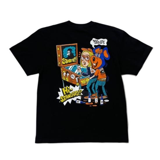 TM paint RAT T-shirt（BLACK） - Hi-STANDARD OFFICIAL WEB STORE