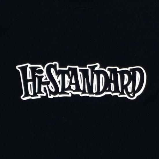 Hi-STANDARD ロゴ Tシャツ HS×FAT LOGO T-shirt（BLACK） - Hi