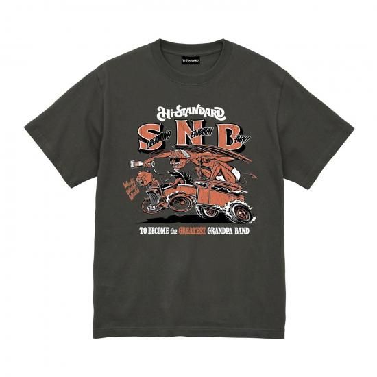 SNB JACK-O T-shirt（HAZY BLACK） - Hi-STANDARD OFFICIAL WEB STORE