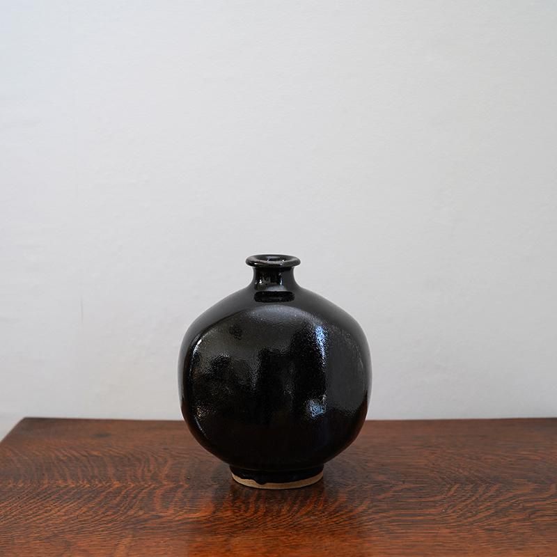 黒 花器 / 出西窯 / Japan - THIRTY' THIRTY' STORE