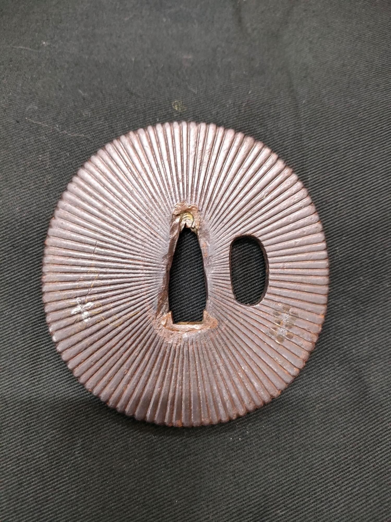 時代 鉄鍔 板鍔阿弥陀図（28） - 日本刀｜刀剣や居合道着の通販なら