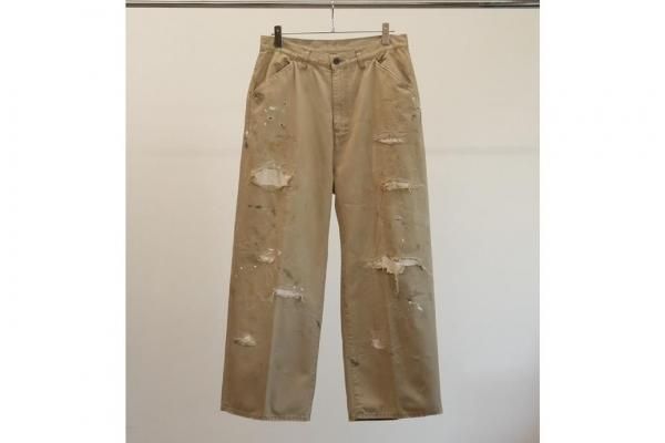 ANCELLM | アンセルム REMAKE WIDE CHINO TROUSERS(BROWN) / リメイク