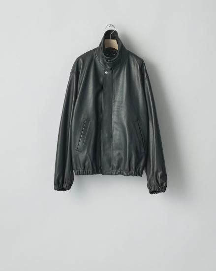 ssstein | シュタイン LEATHER ZIP SHORT JACKET(BLACK) / レザー
