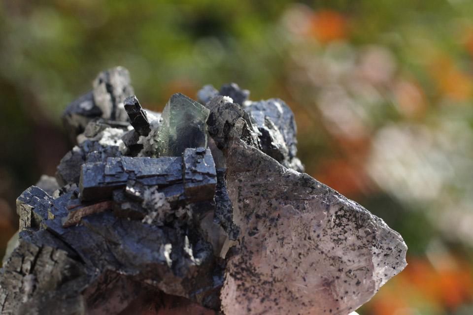 561 中国 内モンゴル産 フローライト&パイライト 561 中国 内モンゴル