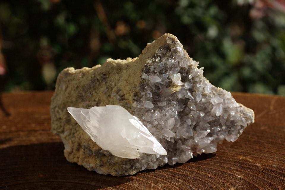 母岩付きスタルマナイト/カルサイト