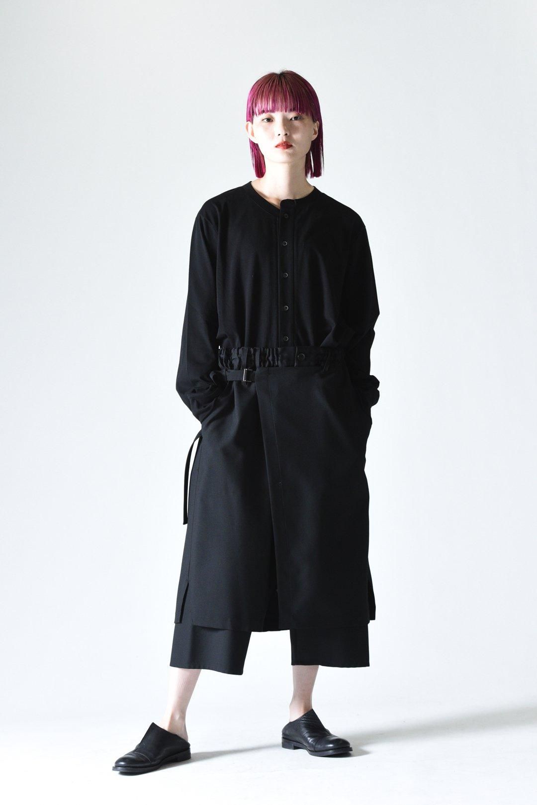 GroundY」ウールポリギャバジン ラップパンツ