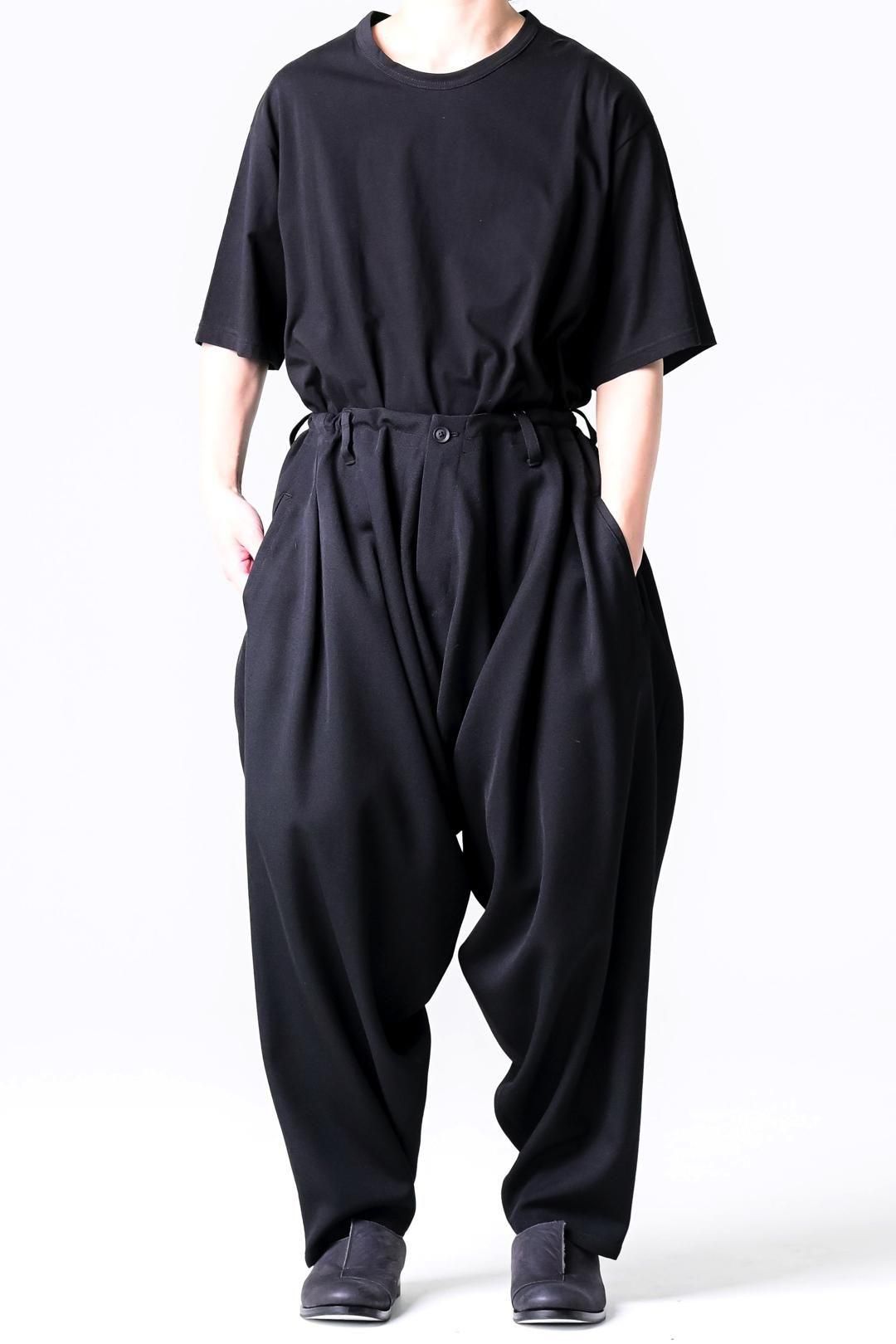 Yohji Yamamoto POUR HOMME アーミーギャバジンドレープパンツ - Ka na