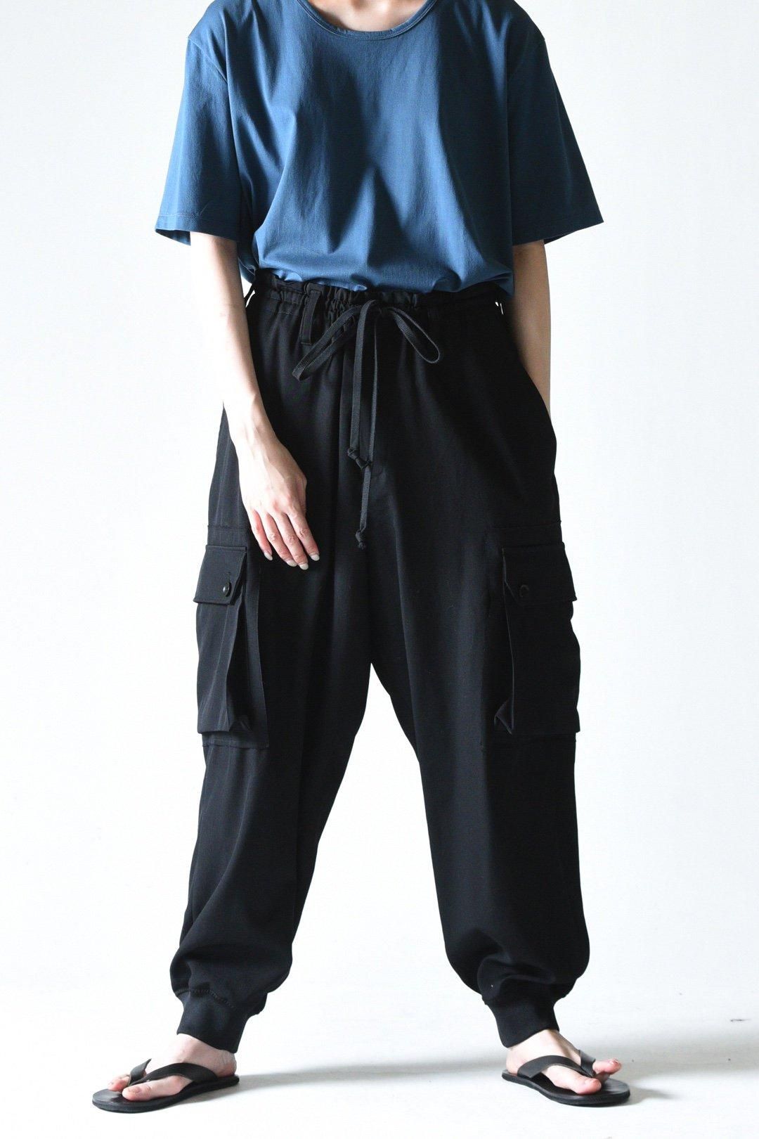 Ground Y ウールギャバジンリブカーゴパンツ - Ka na ta,Yohji