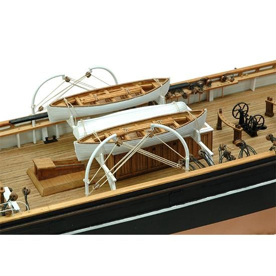 木製帆船模型 1/80カティサーク 帆付（1/80スケール・全長 1,083mm