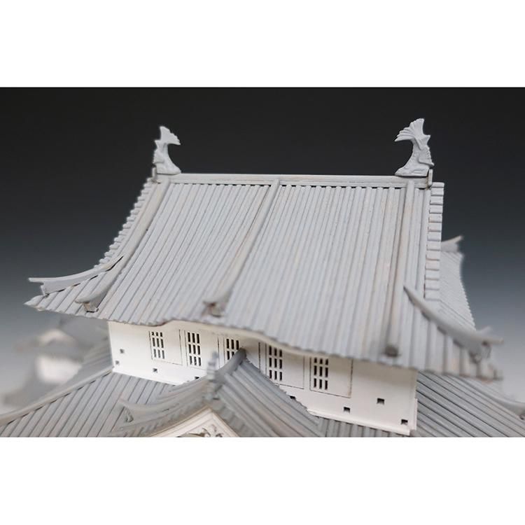 木製建築模型 姫路城（1/150スケール・全長 440mm・完成重量 1,350g