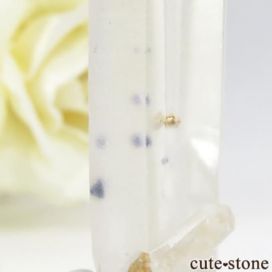 マダガスカル産 フローライトインクォーツの結晶 4.3g - cute stone -