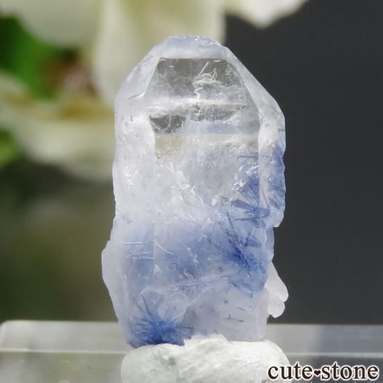 ブラジル産 デュモルチェライトインクォーツの原石 1.2g - cute stone -