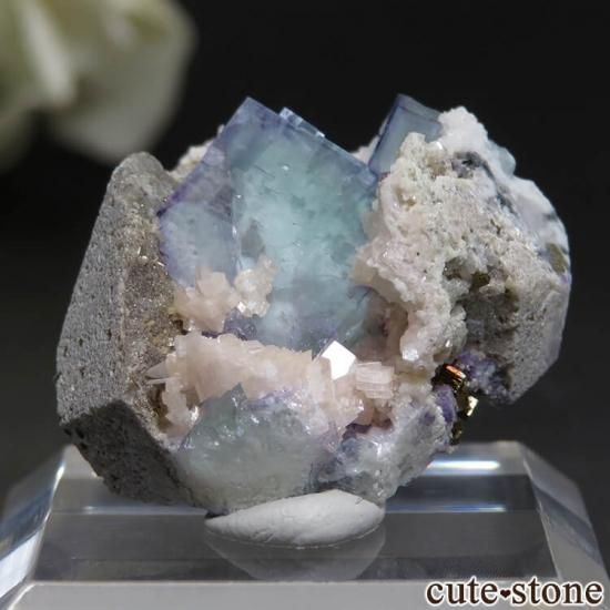 ヤオガンシャン産 ブルー×グリーンフローライト No.41 - cute stone -