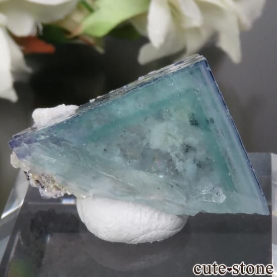 ヤオガンシャン産 ブルー×グリーンフローライト No.30 - cute stone -